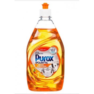 Засіб для миття посуду Purox Orange & Mandarine 650 мл (апельсин та мандарин) (97-391)